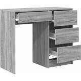  Stol s ladicama Siva Sonoma 90 x 37.5 x 75 cm Konstruirano drvo | shoptok.hr