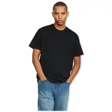 Revolution Majice & Polo majice T-Shirt Loose 1060 REV - Black Črna