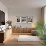 Styler Tiskane slike v kompletu 3 ks z okvirjem 30x40 cm Tranquil – | Shoptok.si