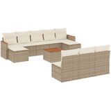  11-dijelni set vrtnih sofa od poliratana s jastucima bež | shoptok.hr