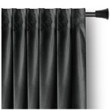 Restilo Siva žametna zavesa za delno zatemnitev 140x270 cm – | Shoptok.si