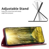 INORCO Za Realme C55 spajanje PU usnjeno držalo za kartico, lupina telefona, vtisnjen vzorec, stojalo za mobilni telefon, (22033376) | Shoptok.si