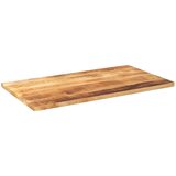  Ploča stola 120x60x3 8 cm pravokutna puna drvena gruba mango - Grubo drvo manga (prirodno) 120 x 60 cm 1 38 mm | shoptok.hr