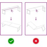  Kupaonska radna ploča tamnosmeđa 180x60x(2-6) cm tretirano drvo | shoptok.hr