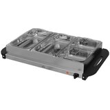 Nesta Grelnik hrane 6,8 L, 300 W, nerjavno jeklo, nastavljiv termostat, posoda za bife, za zabave in družinske obroke, (5000493557) Slike