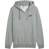 Puma Puloverji Ess No. 1 Logo Full-Zip Hoodie Fl Siva Cene