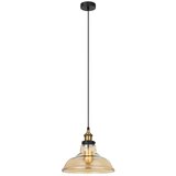  ITALUX MDM-2381/1 GD+AMB - Luster na sajli HUBERT 1xE27/40W/230V | Eponuda.com