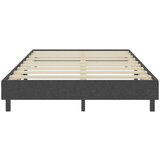  Boxspring postelja temno siva iz blaga 120x200 cm, (20644195) | Shoptok.si