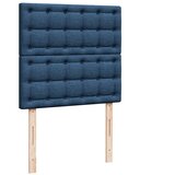  Krevet s oprugama i madracem plavi 90 x 190 cm od tkanine | shoptok.hr