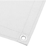  Balkonsko platno belo 75x700 cm 100 % poliestrski oxford | Shoptok.si
