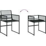  13-dijelni vrtni blagovaonski set poliratan crni | shoptok.hr