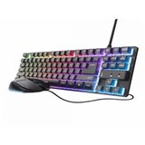 Trust Tastatura+miš GXT 798 2-in-1 Gaming set/TKL/US/crna | ePonuda.com