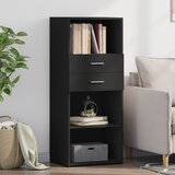  The Living Store Visoka omara črna 50x42,5x124 cm inženirski les - Visoka Omara, (21496155) Cene