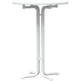  Barski stol bijeli Ø 80x110 cm konstruirano drvo i čelik | shoptok.hr