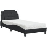  Okvir kreveta bez madraca Zadar crni 90x190 cm od umjetne kože | shoptok.hr