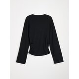Sinsay Bluza dugih rukava s naborima sa strane | shoptok.hr
