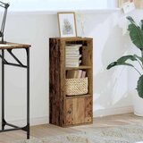 vidaXL Regal za knjige boja starog drva 31x24x77 cm konstruirano drvo | shoptok.hr