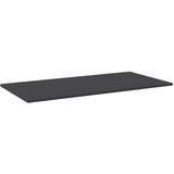 Police za knjige 4 kom sive 100 x 50 x 1,5 cm od iverice | Shoptok.si