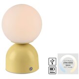 SCHÖNER WOHNEN 19218-81 - LED stona lampa RUDI LED/1,2W/5V žuta sa prigušiva | Eponuda.com