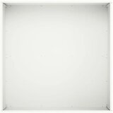  Vrtna saksija Bijela 60 x 60 x 30 cm Čelična vrata - Bijela 60 x 60 x 30 cm 1 | shoptok.hr