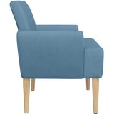  Ljubavni kauč s gumbima Plava 116 x 67 x 81 cm Kordura tekstil | Eponuda.com