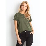 BASIC Feel Good T-shirt-RV-TS-4838.18P-khaki | Shoptok.si