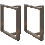  Noge jedilne mize v obliki črke T 2 kosa 90x35x(72-73) cm jeklo, (21828692) | Shoptok.si