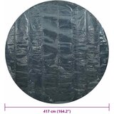  Plutajući PE solarni pokrov za bazen 417 cm crno-plavi | shoptok.hr