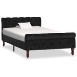 Maison Chic Posteljni okvir - Enojna postelja - Postelja za odrasle črn žamet 100x200 cm-J8540, (21763472) | Shoptok.si