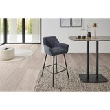 MID.YOU BARSKI STOL, siva, črna | Shoptok.si