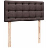  Otomanski okvir kreveta s madraca tamnosmeđi 80x200cm tkanine | shoptok.hr