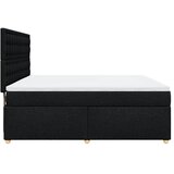  Krevet s oprugama i madracem crni 180x200 cm od tkanine | shoptok.hr
