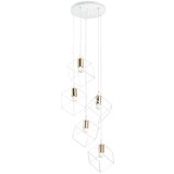 Ideal Lux luster na sajli ice 5xE27/60W/230V preč. 50 cm bela | Eponuda.com