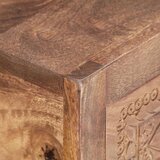 vidaXL Konzolna mizica 90x30x75 cm trden mangov les | Shoptok.si