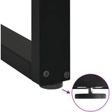  Noge za konzolni stol U-oblik 2 kom Crne 38 x (72-73) cm Čelik | shoptok.hr