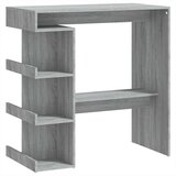  Barski stol sa stalkom siva boja hrasta sonome 100x50x101,5 cm | shoptok.hr