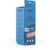 Real Fantasy Scott - realistični dildo s tapado nogami (25 cm) - naravni | Shoptok.si