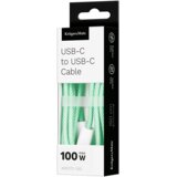  Kruger&Matz USB tip C - USB tip C kabel 100 W 1,5 m zeleni Basic | shoptok.hr