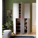 MID.YOU OMARA ZA ČEVLJE svetlo siva, hrast artisan | Shoptok.si