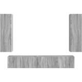  Set TV komoda Zidne 3 pcs Siva Sonoma Konstruirano drvo | shoptok.hr
