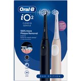 Oral-b iO Serija 2 Nocno crna/Mirno roza Elektricne zobne šcetke | Shoptok.si
