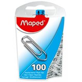 Maped Sponke za papir, srebrne, 25 mm, 100 kosov Cene