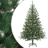  Umjetno božićno drvce s nogom 150 cm 150 LED lampica - 150 cm s LED svjetlima | shoptok.hr