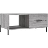 Maison Chic Klubska mizica - kavna mizica - Nizka mizica siva sonoma 90x50x40 cm inženirski les, (21752449) Cene