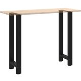 vidaXL Noge kavne mizice črna 2 kosa 40x(100-101) cm jeklo | Shoptok.si