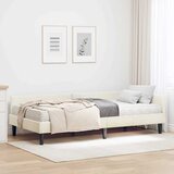  Kutni krevetni okvir s madracem Ostalo 2 pcs Krema Baršun | Eponuda.com