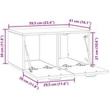 TV ormar za zid Zidne Hrast sonoma 59 5 x 41 x 30 cm | shoptok.hr