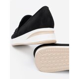 Shelvt Black suede platform loafers | ePonuda.com