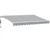Tenda na automatsko uvlačenje antracit i bijela 350x250 cm | Eponuda.com