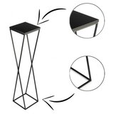 Stalak za cveće LOFT 100x24 cm crni | Eponuda.com